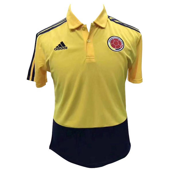 Polo Columbia 2018 Jaune Bleu